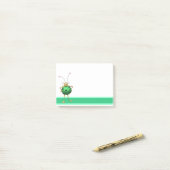 Leuke cartoon post het post-it® notes (Op bureau)