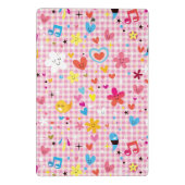 leuke cartoon roze mini klembord (Achterkant)