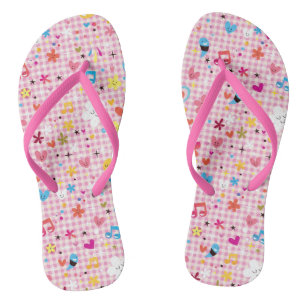 leuke cartoon roze teenslippers