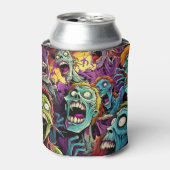 Leuke Cartoon Zombies Blikjeskoeler (Blikje Voorkant)