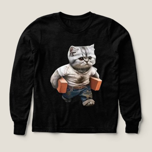 Leuke Cat constructie met bakstenen (Voorkant)