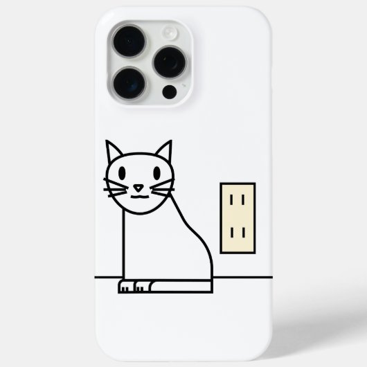 Leuke Cat iPhone / iPad hoesje (Achterkant)