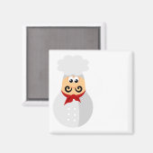 Leuke Chef Magnet voor het personaliseren Magneet (Voorkant / Achterkant)