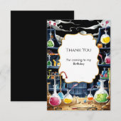 Leuke Chemie Lab Wetenschapper Verjaardag Bedankkaart (Voorkant / Achterkant)