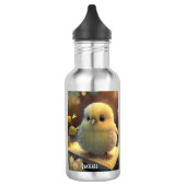 Leuke Chick Boek Lover Kinder Gepersonaliseerde Na Waterfles (Links)