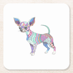 Leuke Chihuahua onderzetter van papier