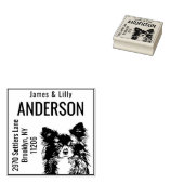 Leuke Chihuahua retouradres Rubberstempel (Gestempeld)