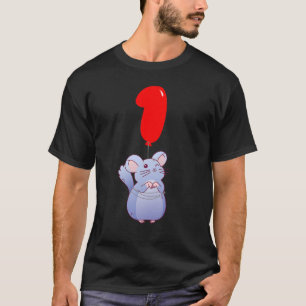 Leuke Chinchilla 1e Verjaardag Kinder Balloon Part T-shirt