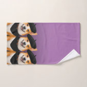 Leuke chique Corgi Honden Dragen Baretten & Bandan Bad Handdoek (Handdoek)