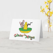 Leuke Cinco DE Mayo Kaart (Gele Bloem)