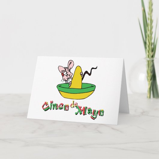 Leuke Cinco DE Mayo Kaart (Voorkant)