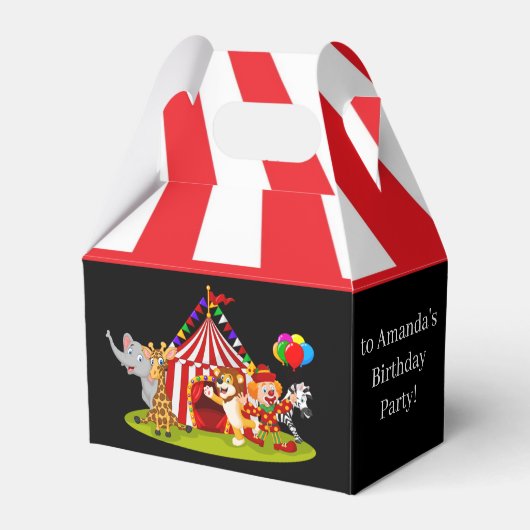 leuke Circus, dank je dat je tekst toevoegt Bedankdoosjes (Voorkant Zijde)
