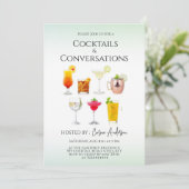 Leuke cocktails en een praatje kaart (Staand voorkant)