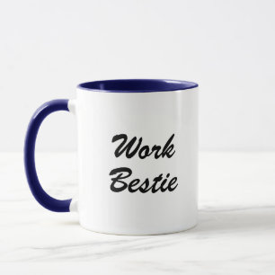 Leuke collega mok met typografie