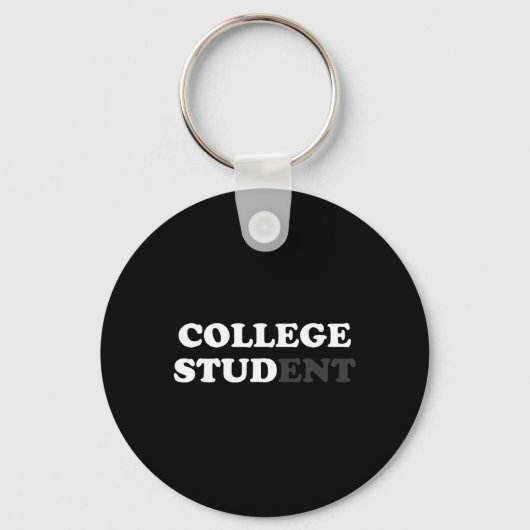 Leuke College Student Gifts Voor Mannen College St Sleutelhanger (Voorkant)