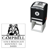 Leuke Collie Aangepaste Hond Adres Stempel (In situ)