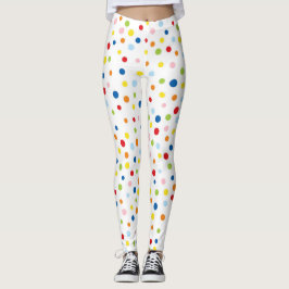 Leuke confetti kleurrijke leggings