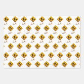 Leuke constructie Dump Baby shower Verjaardagscade Inpakpapier Vel (Voorkant 3)