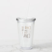Leuke Cookie Baking Crew Design Acryl Drinkbeker (Achterkant)