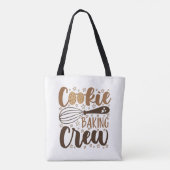 Leuke Cookie Baking Crew Design Draagtas (Achterkant)