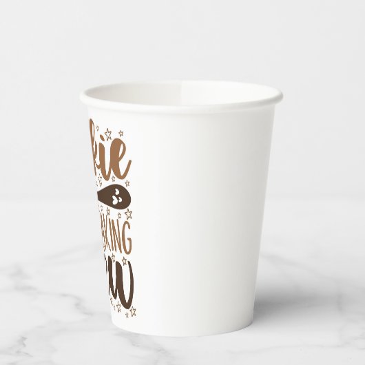 Leuke Cookie Baking Crew Design Papieren Bekers (Links)