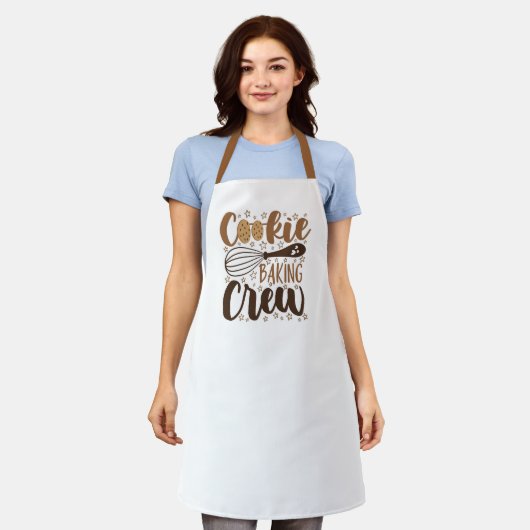 Leuke Cookie Baking Crew Design Schort (Gedragen)
