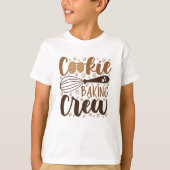 Leuke Cookie Baking Crew Design T-shirt (Voorkant)