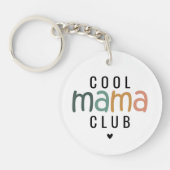 Leuke Cool Mama Club, Mam Gift Sleutelhanger (Voorkant)