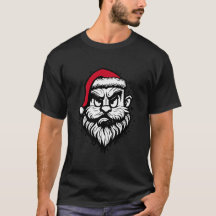 Leuke coole kerstman gezicht Christmas Hipster