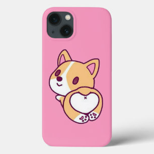Leuke Corgi Puppy Liefde iPhone 13 Hoesje