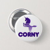 Leuke Corny Eenhoorn Ronde Button 5,7 Cm (Voorkant /achterkant)