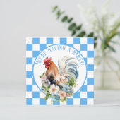 Leuke Country Rooster liefhebbers Kaart (Staand voorkant)
