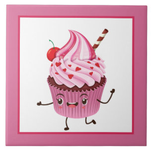 Leuke cupcake bakkerij decor keuken keramische teg tegeltje