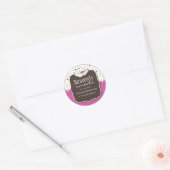 Leuke Cupcake Verpakking Stickers (Envelop)