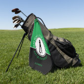 Leuke Custom Golfer Dames Vrouwen Pro Sporten Stij Golfhanddoek (Groen)