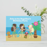 Leuke Custom Luau Beach Hula Meisjes Verjaardagsfe