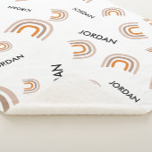 Leuke Custom Nursery Modern Rainbow baby Sherpa Deken (3/4)