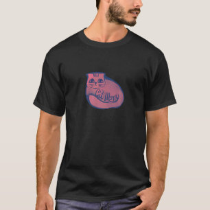Leuke Cute Roze Kitty Kat Leuke Kat Ontwerpen T-shirt