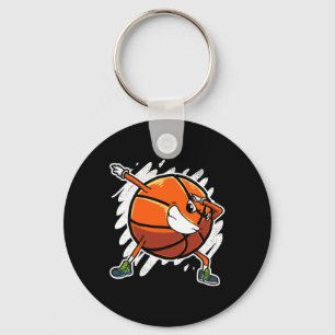 Leuke Dabbing Basketbal Ball Dab Sport Speler Sleutelhanger