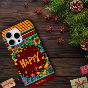 Leuke Daisy Floral Happy Inspirivity Naam iPhone 13 Pro Max Hoesje