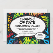 Leuke datumwijziging Moderne lol Datumwijziging Ui Save The Date (Voorkant)