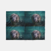 Leuke de vachtdeken van babymanatee fleece deken (Voorkant (Horizontaal))