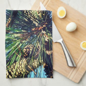 Leuke decoratieve PineCone Theedoek (Quarter Fold)
