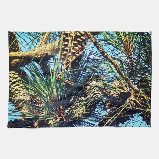 Leuke decoratieve PineCone Theedoek (Horizontaal)