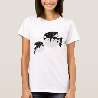 leuke Derpy Kogelvis Illustratie T-Shirt