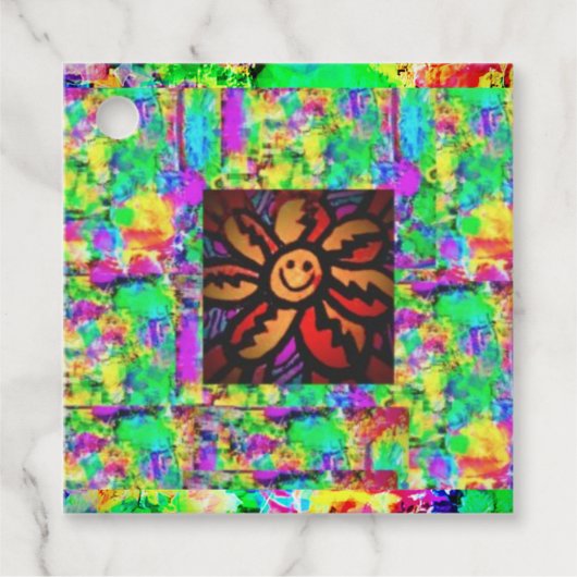 Leuke design bedankjes labels (Voorkant)