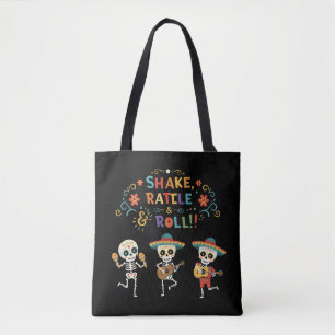 Leuke Día de los Muertos Skelet Feestviering Draagtas