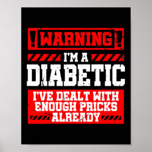 Leuke Diabetes Awareness Maand S Diabetisch Poster