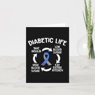 Leuke Diabetische Levenscyclus Diabetes Awareness Kaart
