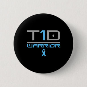 Leuke Diabetische Type 1 Diabetes Awareness Quote  Ronde Button 5,7 Cm